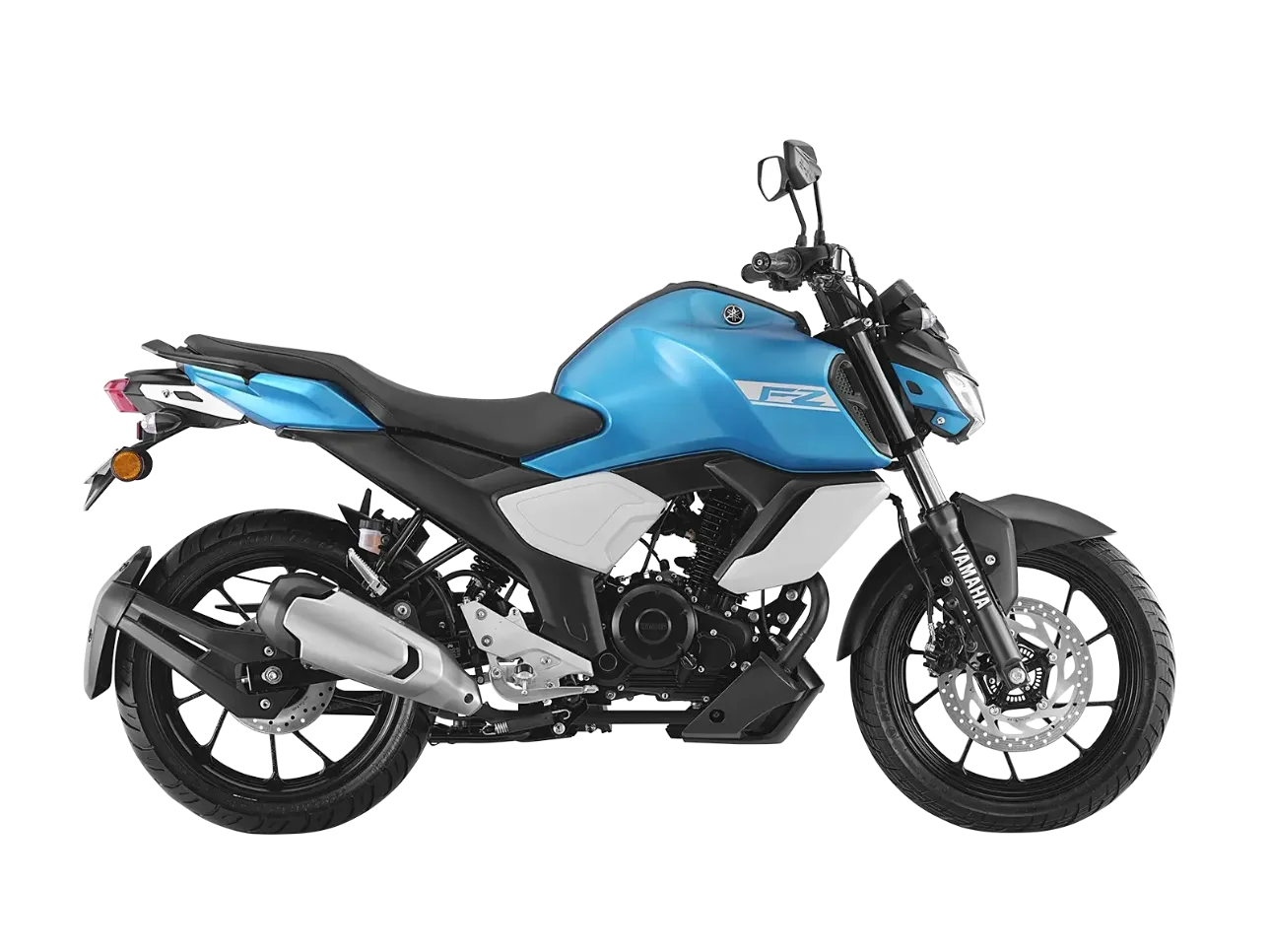 Showroom display of FZ FI Standard