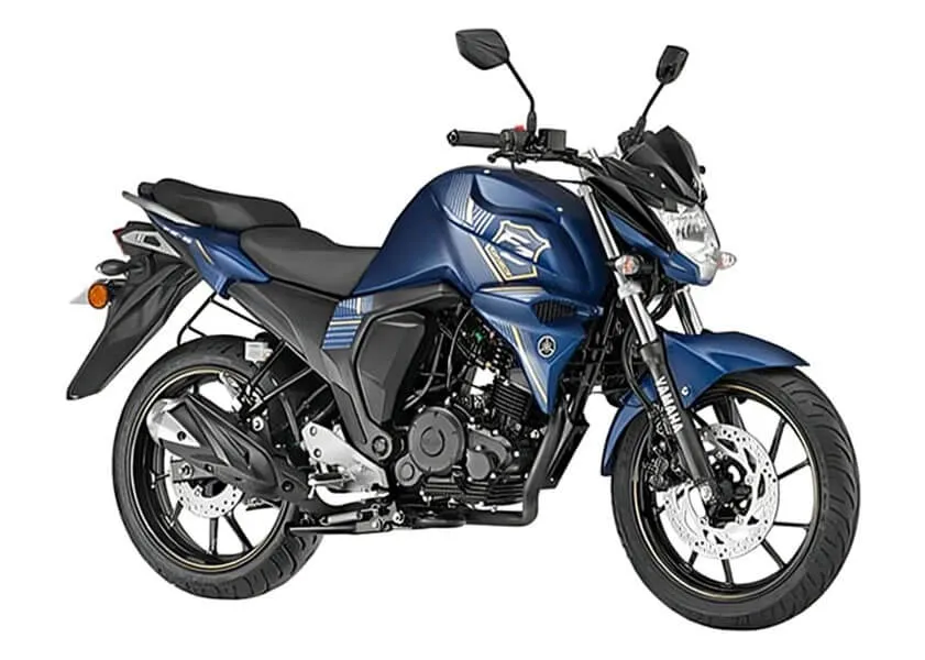 Showroom display of FZS FI V2